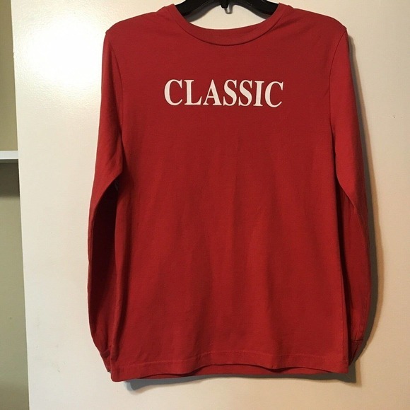COPY - Coca-Cola Graphic T-Shirt Red Long Sleeve Classic NWOT SzS - Picture 1 of 3